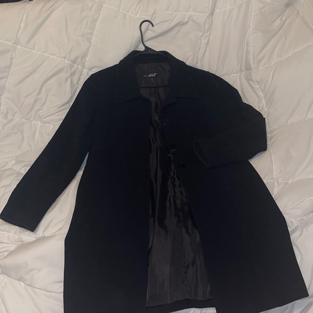 Black peacoat - NEVER WORN
